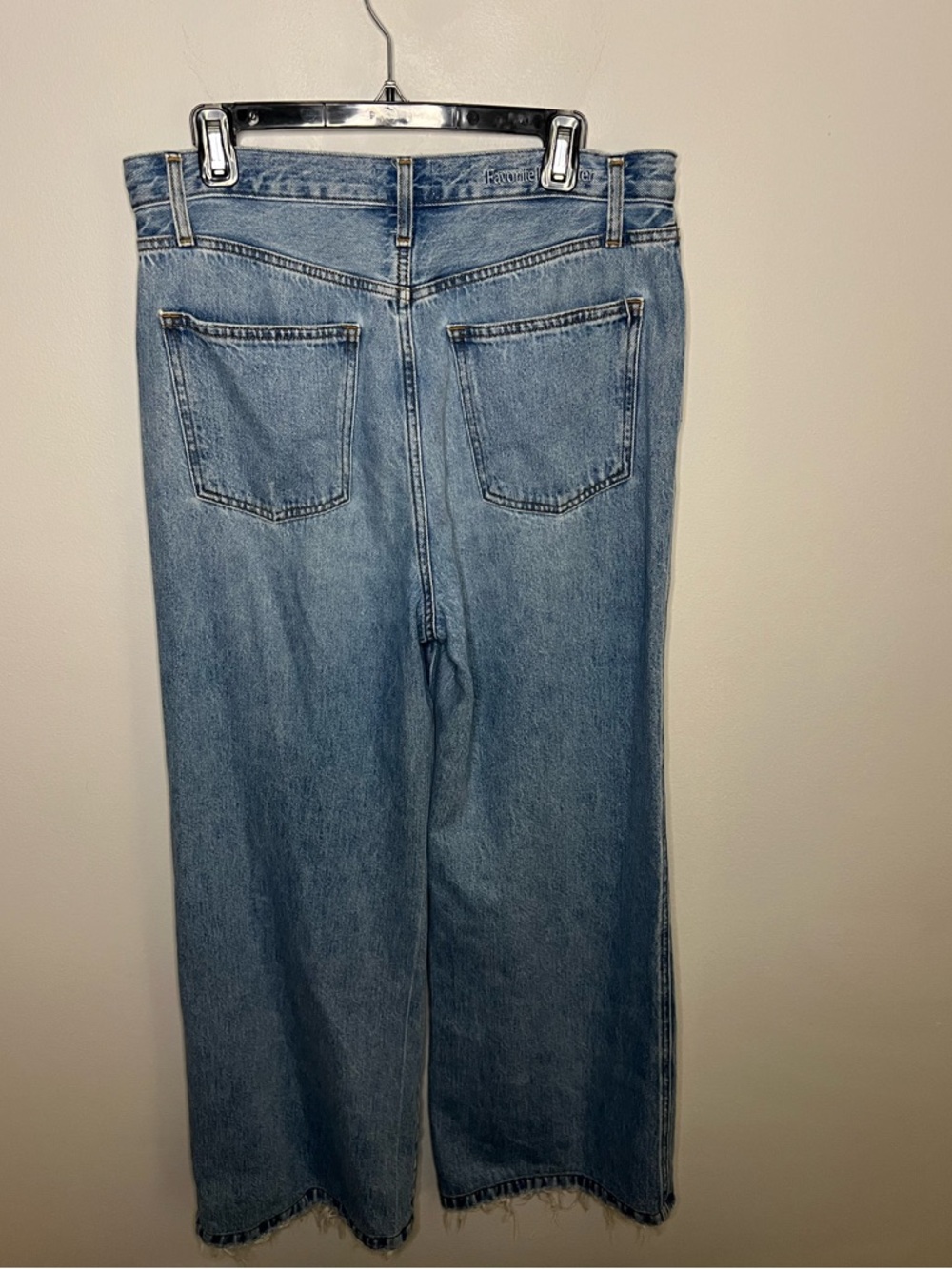 Favorite Daughter The Masha Light Wash Denim Jeans size 30 High rise wide leg - Picture 5 of 10